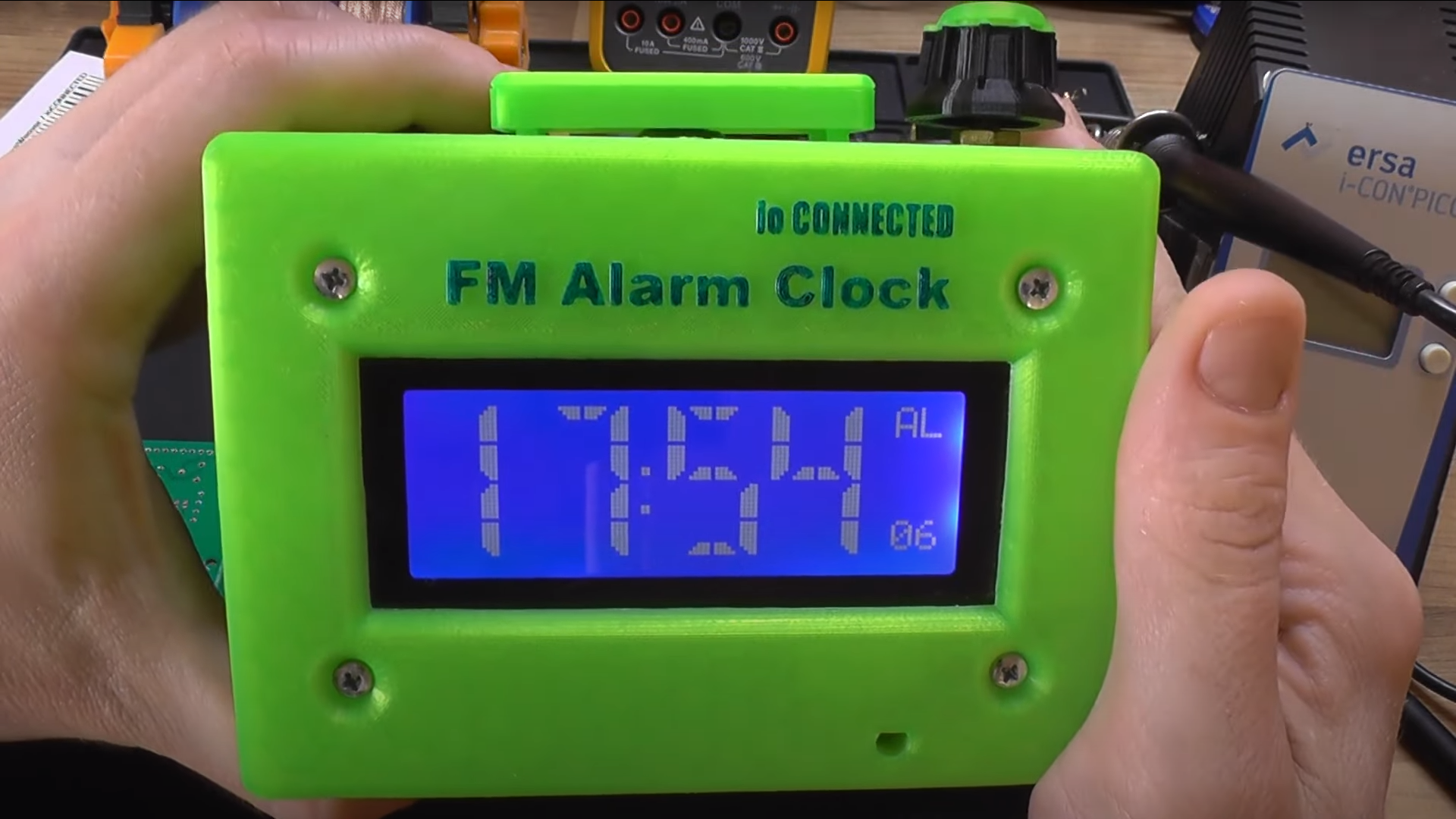 IO Connected Radio Alarm Clock Hackaday