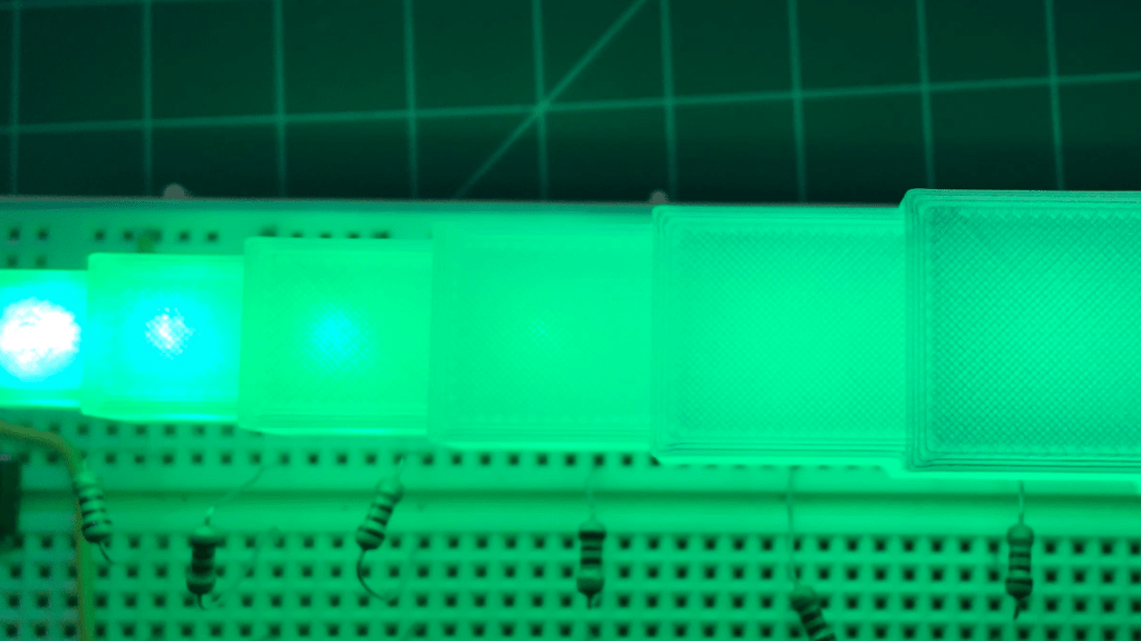 3D Printed Light Pipe Turns OverlyBright LED Into Design Harmony