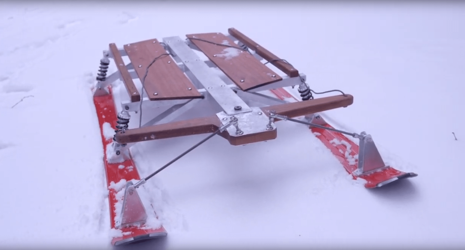 HighSpeed Sled Adds Bicycle Suspension Hackaday