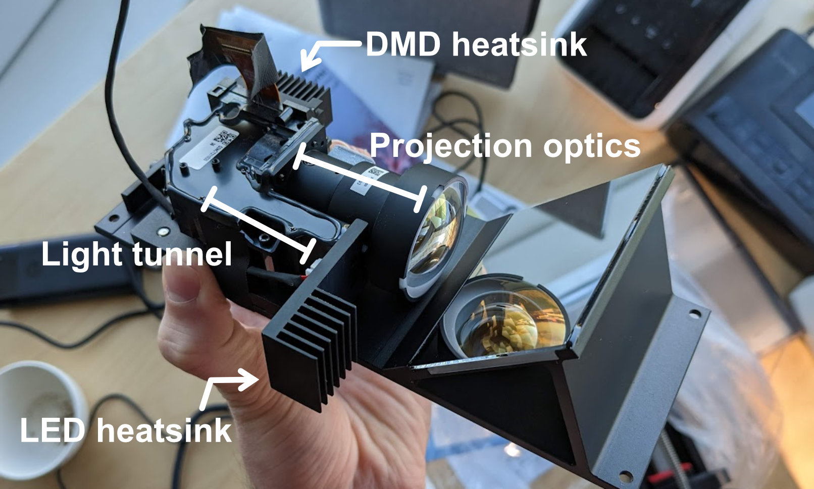 Assessing the Micromirror Device from a DLP Printer for Maskless