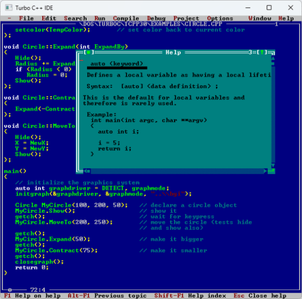 Revisiting Borland Turbo C And C++ Hackaday