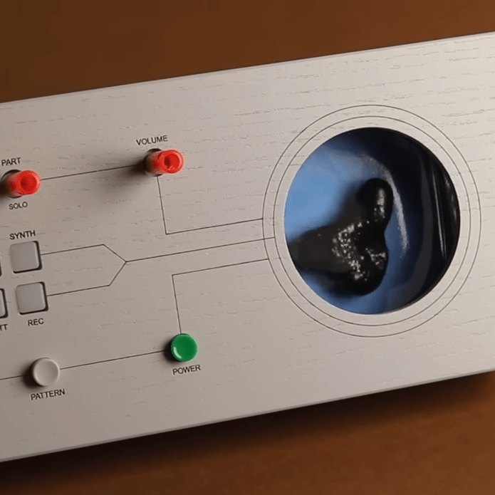 Ferrofluid Drum Synth Dances To The Beat