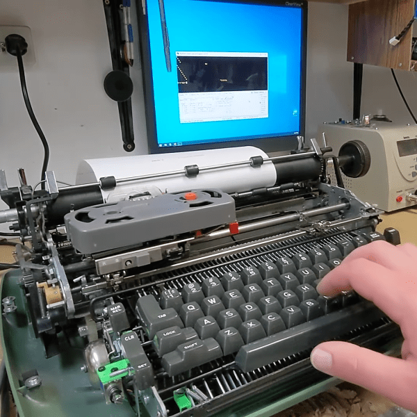 Selectric Typewriter Goes From Trash Can To Linux Terminal Hackaday