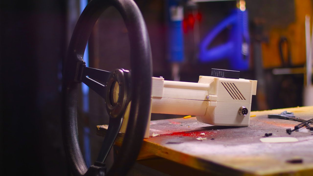 Force Feedback Steering Wheel Made From Power Drill Hackaday