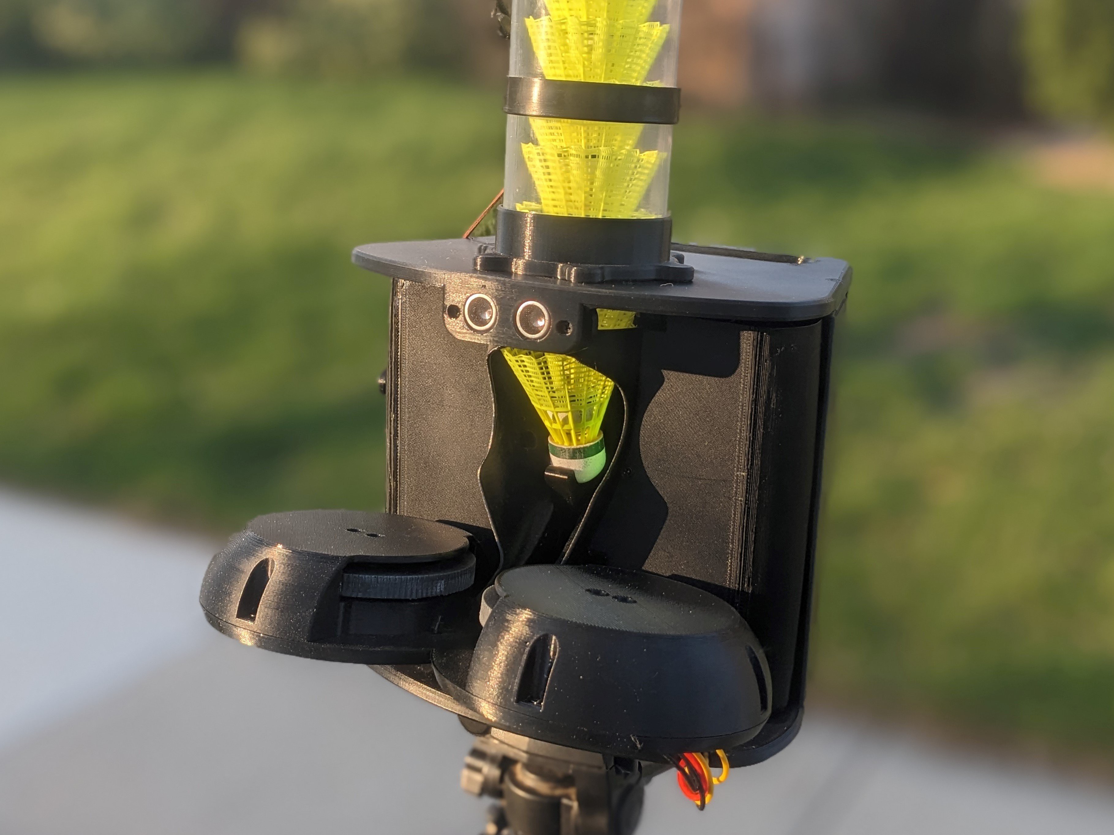 Hackaday Prize 2023 Automated Shuttle Launcher Enables Solo Badminton