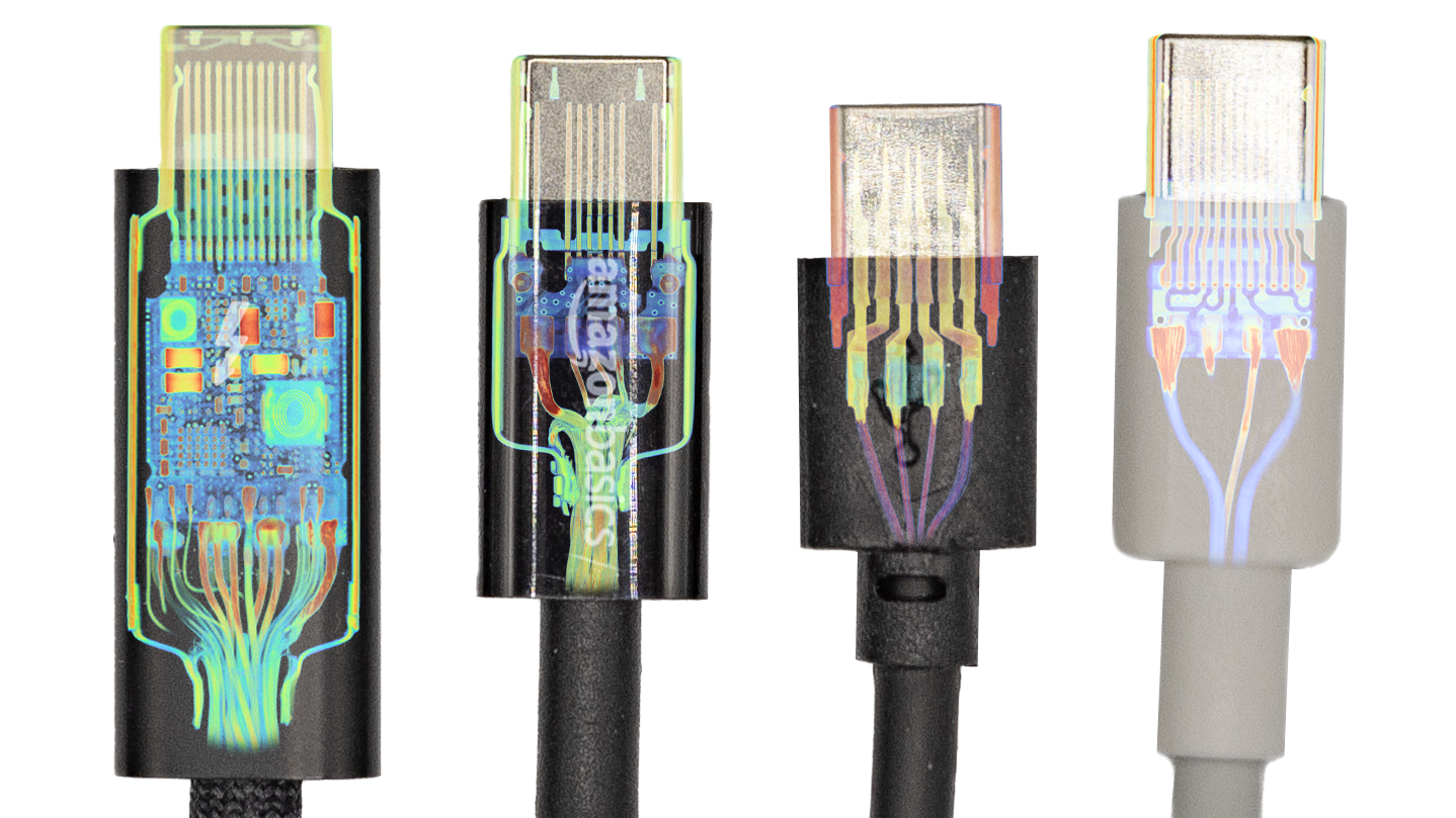 Using Industrial CT To Examine A 129 USB Cable Hackaday