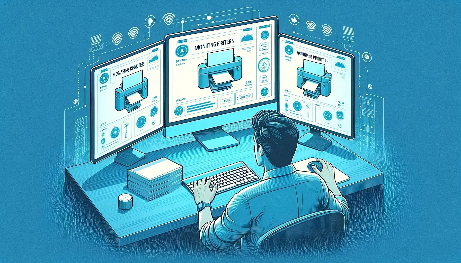 Print Monitoring Software Tracking Printer Usage with PrintVisor