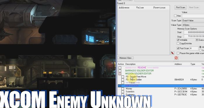 Enemy Unknown Cheats, Trainers & Hacks