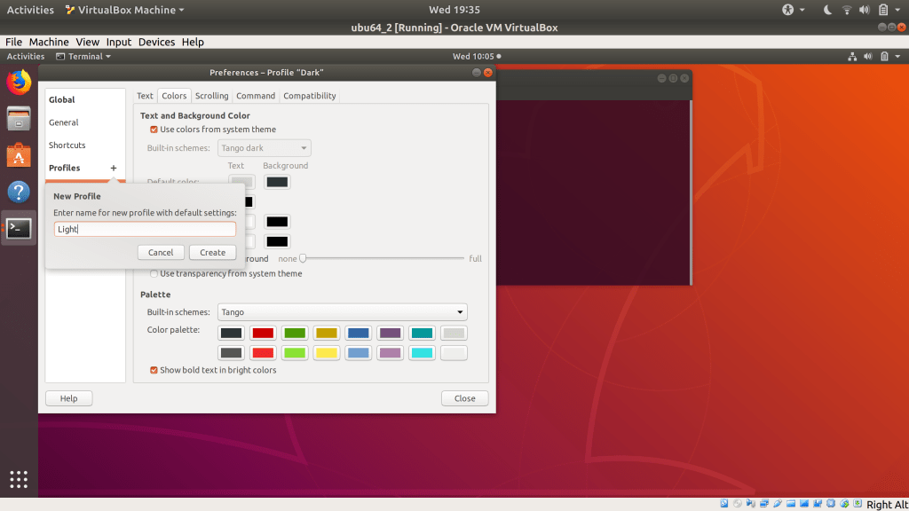 Open different profiles in tabs in Ubuntu terminal HackerDays!