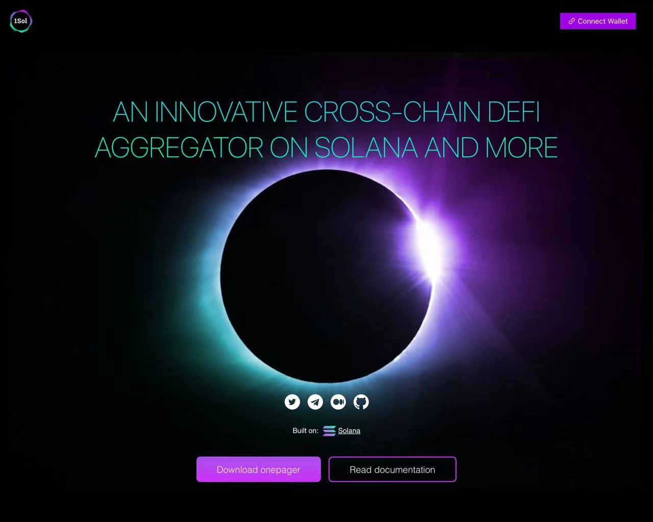 1Sol A Crosschain DEX Aggregator on solana Buidls DoraHacks