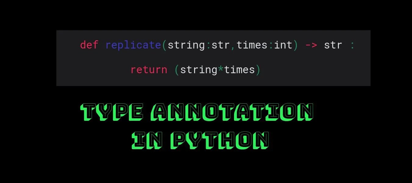 Type Annotation In Python HackerNoon