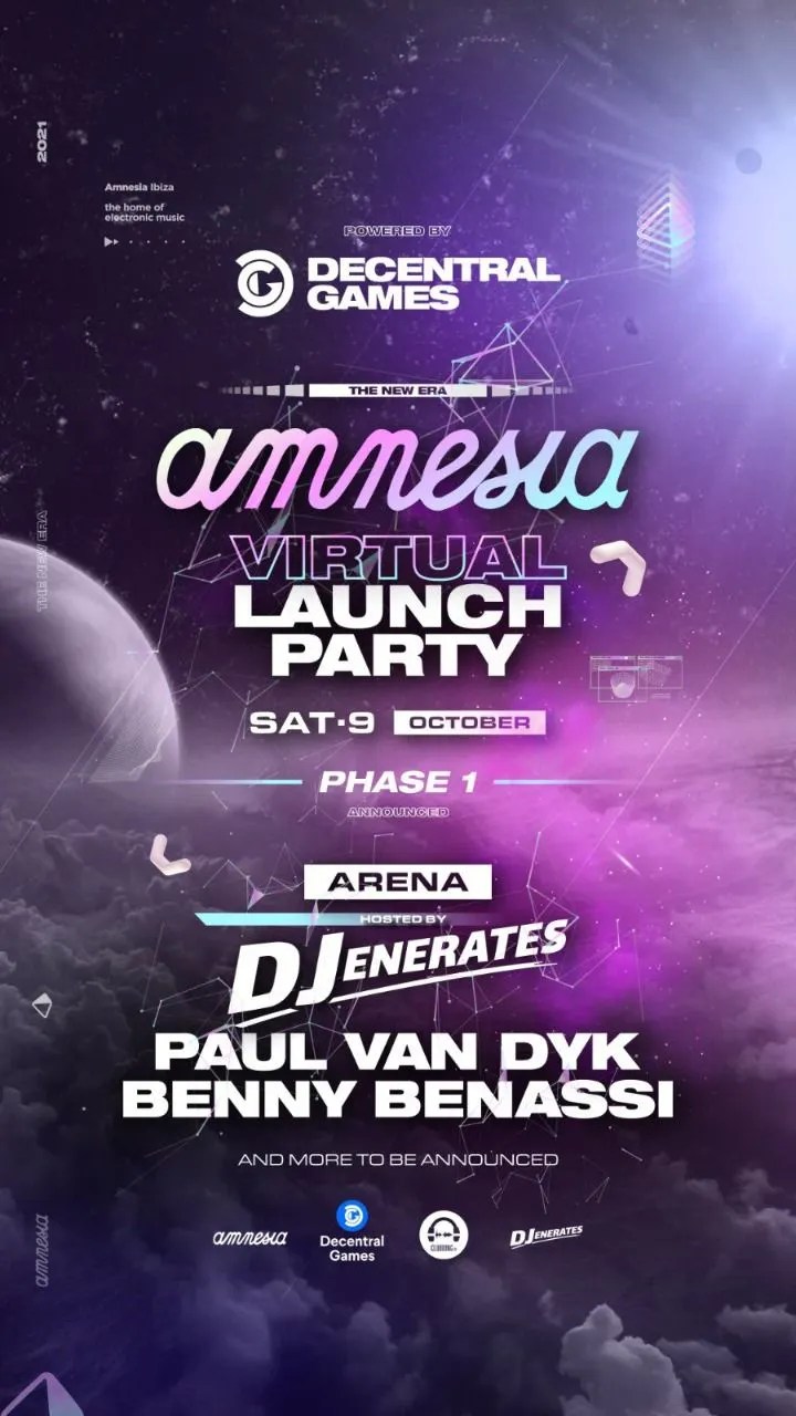 Decentral Games and Amnesia Partner to Stage a MindBlowing