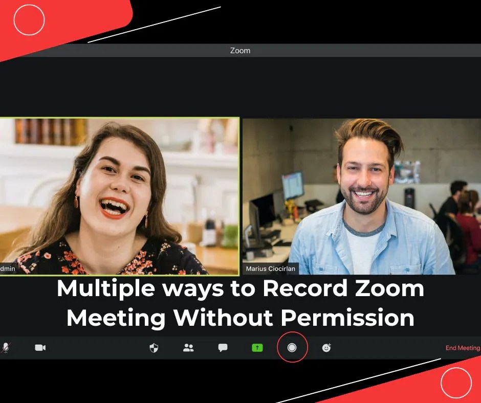How to Record a Zoom Meeting without Permission on Phone, Windows, and