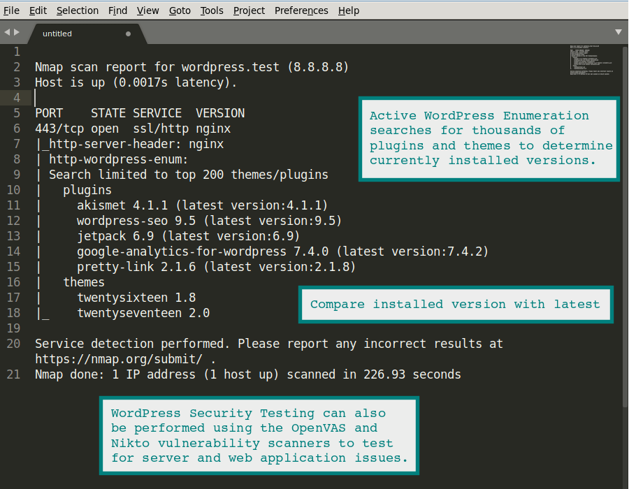 WordPress Security Scan