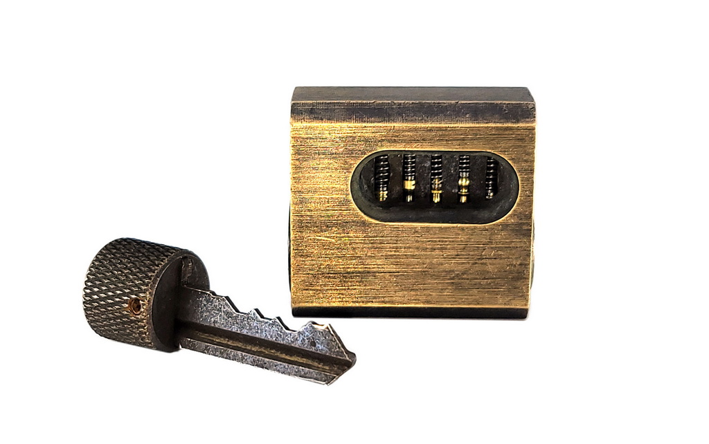 Cut Away Practice Lock Chess Pins Hacker Warehouse