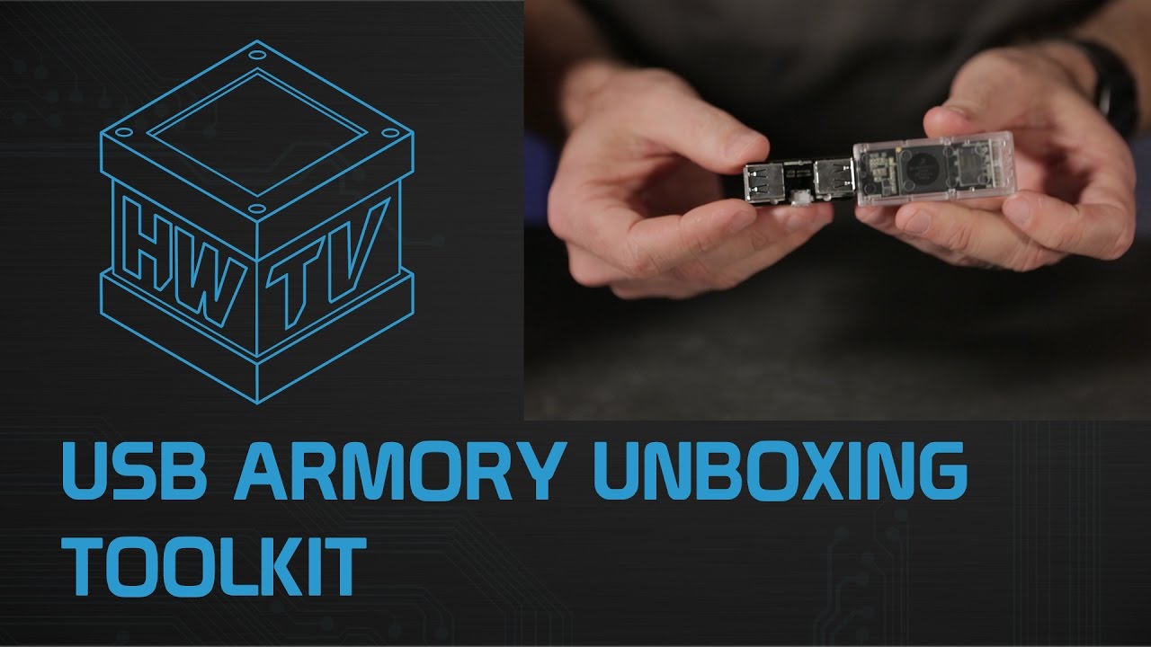 USB Armory Unboxing HackerWarehouse.TV