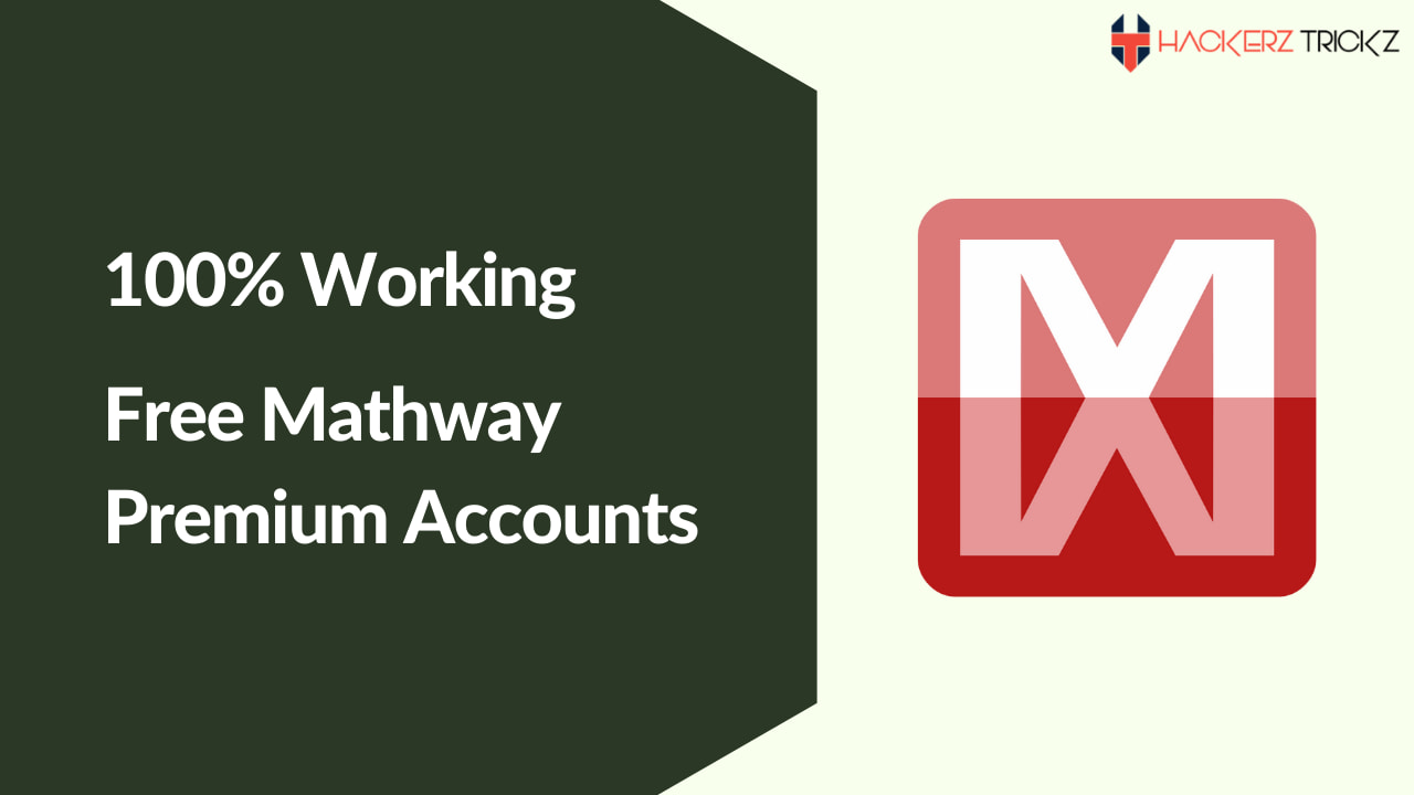 100 Working Free Mathway Premium Accounts July 2024