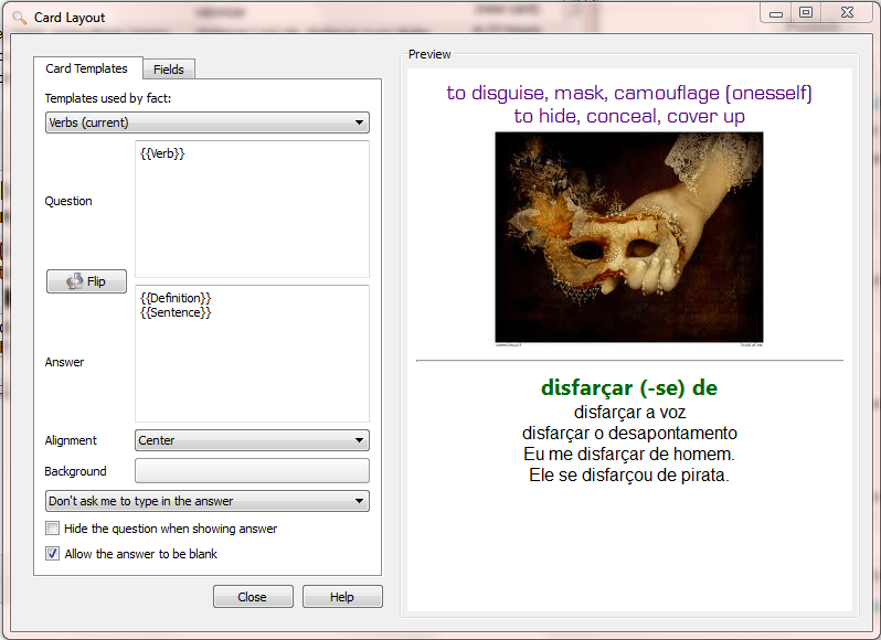 Using Anki to learn vocabulary Hacking Portuguese