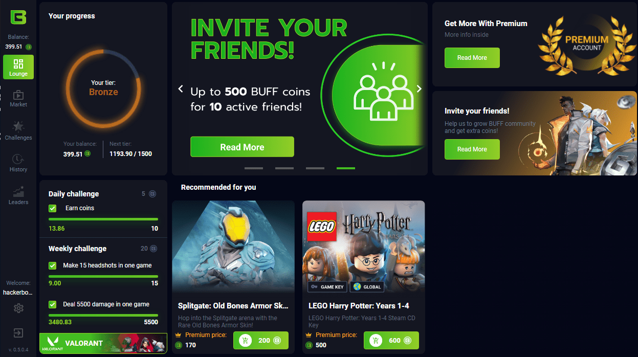 Install BUFF and Make Money By Playing Games Make money with buff