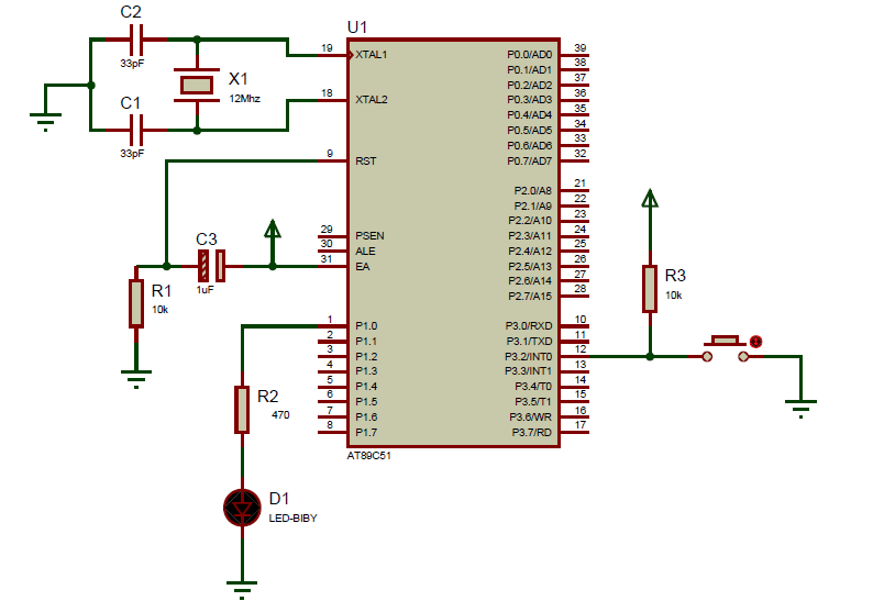External Interrupt Using 8051 Microcontroller « Hack Projects