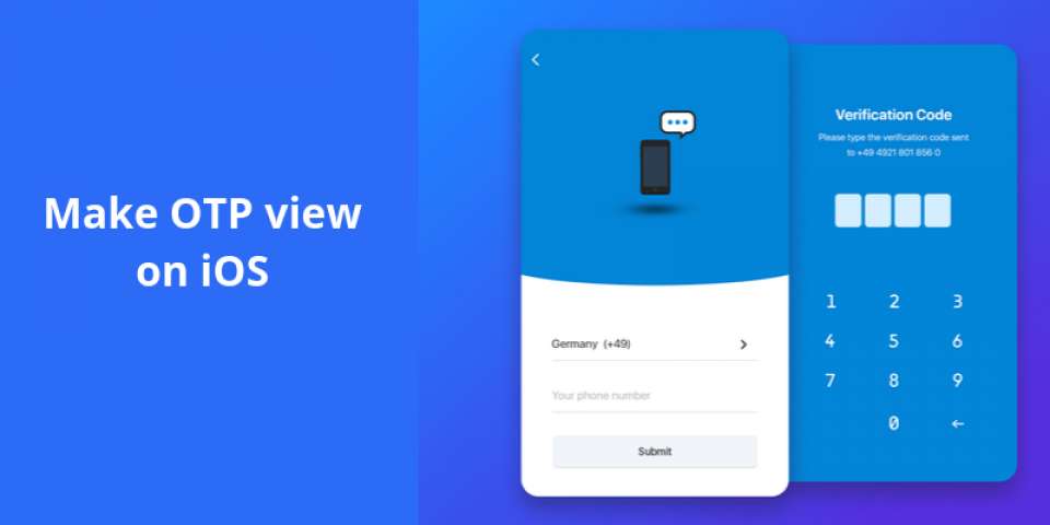 Make OTP view on iOS