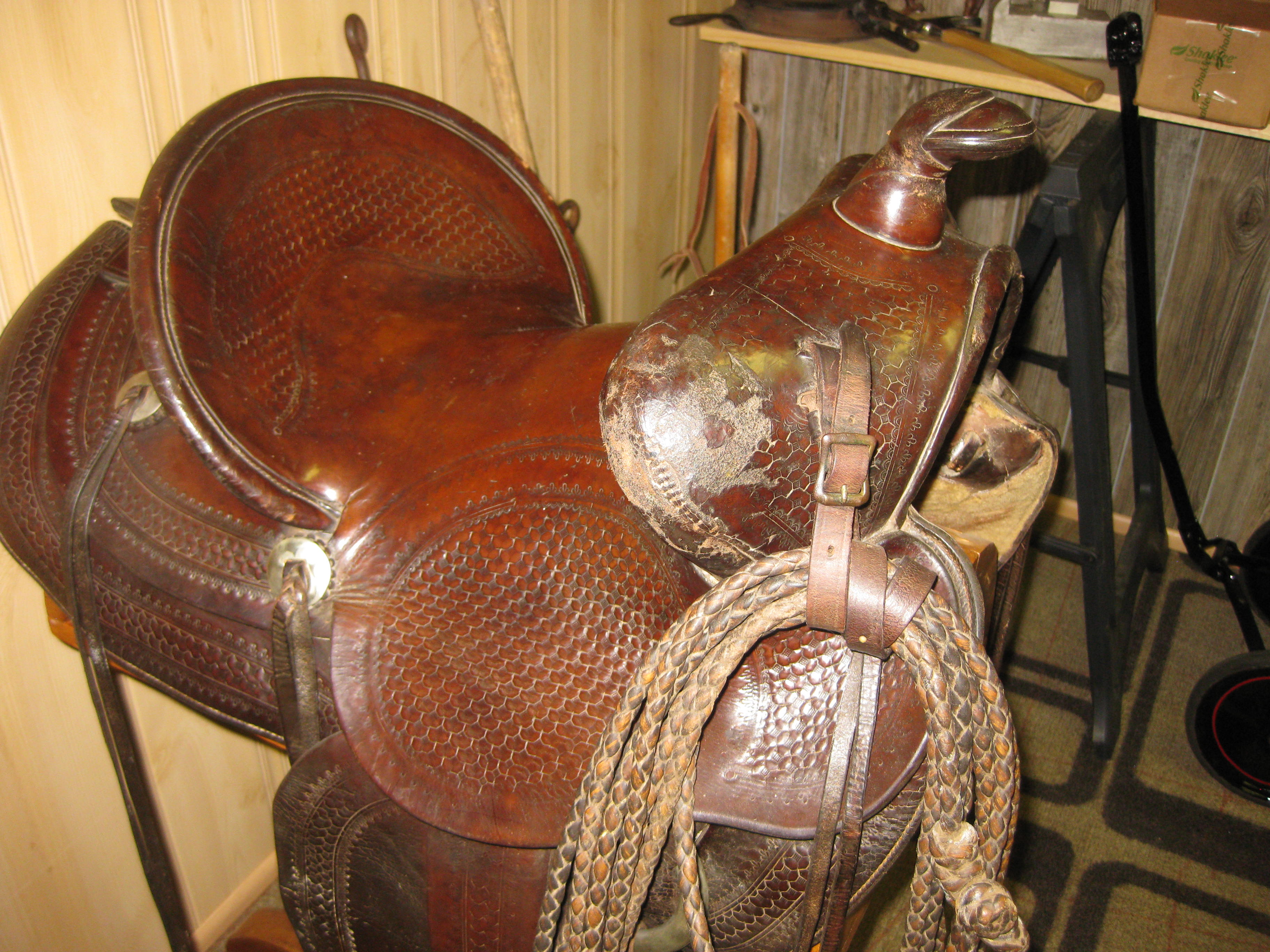 Quality High Back Early Western Saddle For Sale Online Auctions