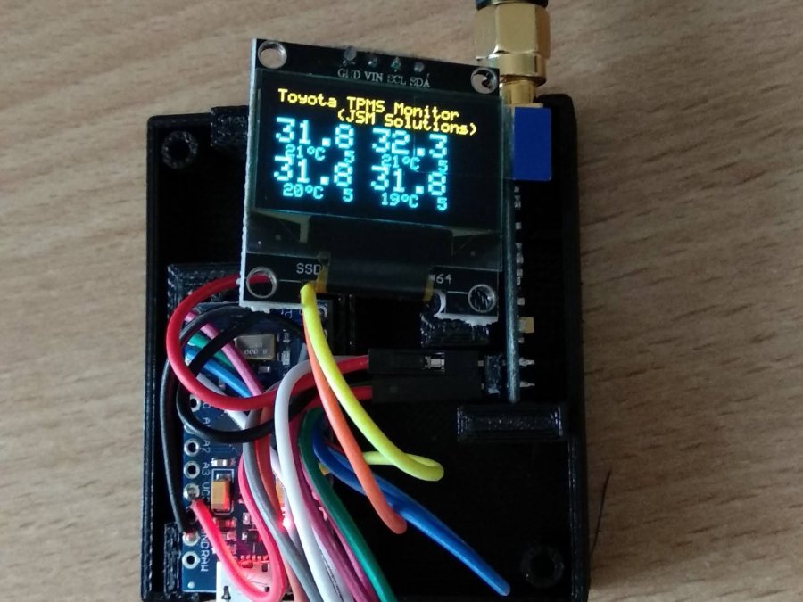 Arduino Renault TPMS Tyre Pressure Display Hackster.io