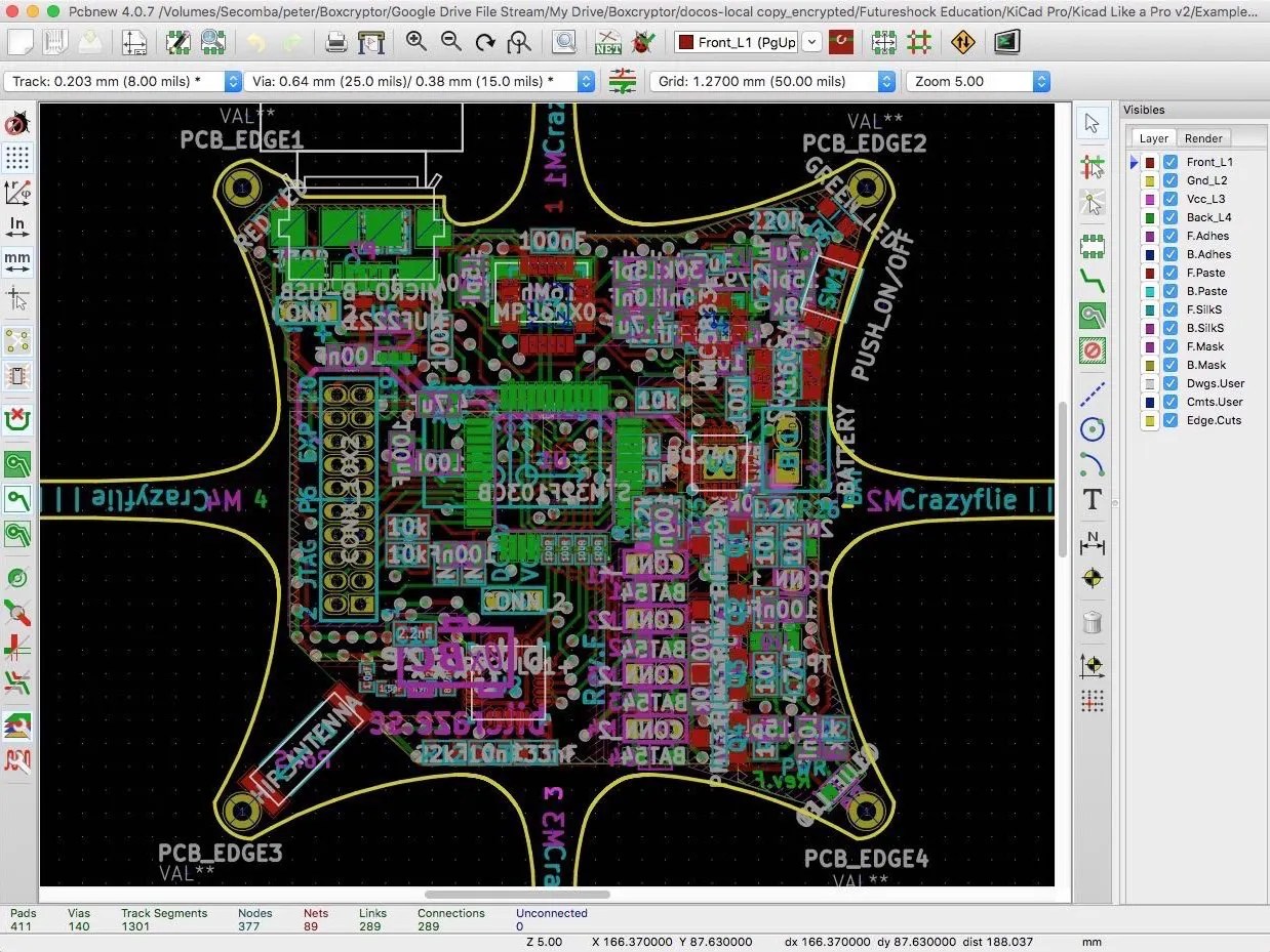 Layout In Pcbnew, KiCad’s layout editor Hackster.io