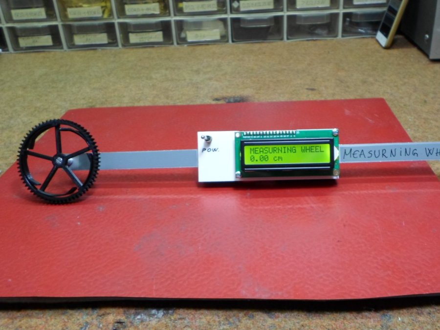 DIY Simple Measuring Wheel with Rotary Encoder Arduino Project Hub