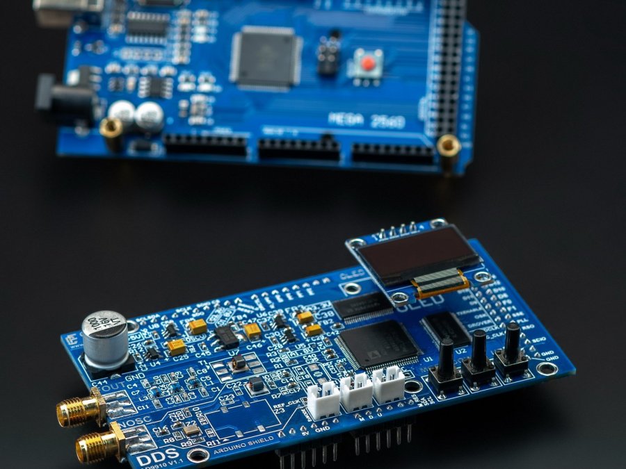RF Signal Generator DDS Arduino Shield AD9910 600MHz Arduino Project Hub