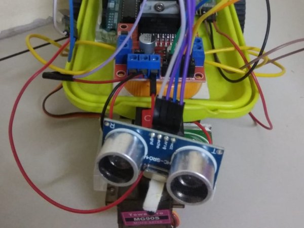 Obstacle Avoiding Robot Using Servo Motor Arduino