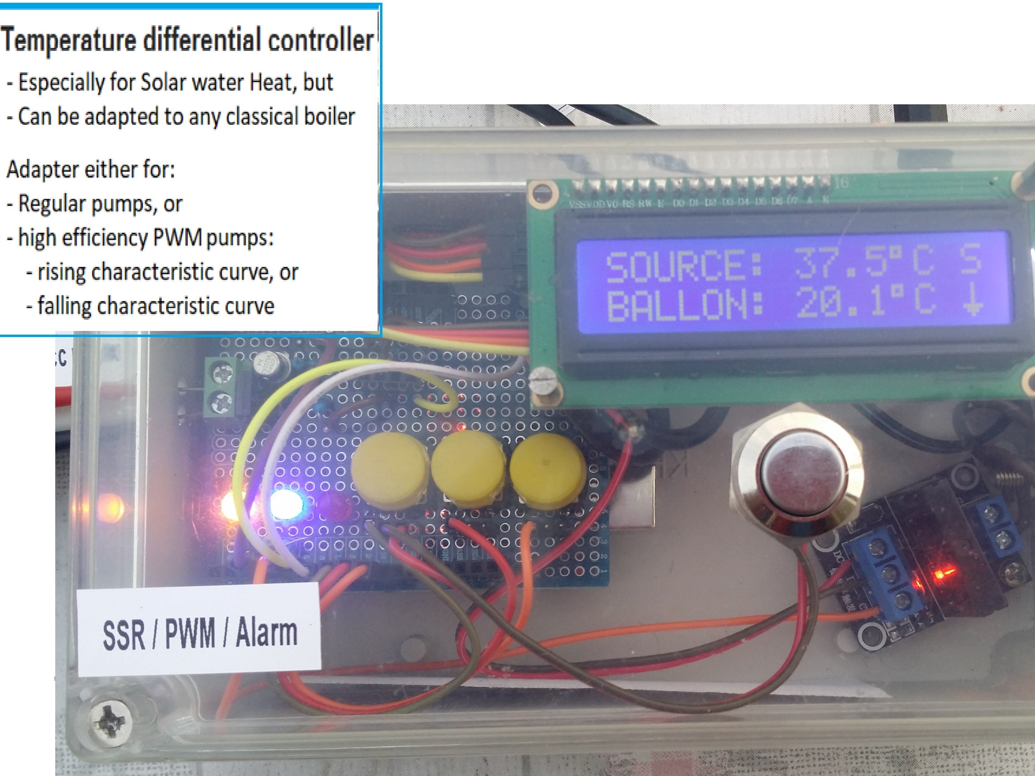 Arduino Uno Water Heater Thermostat for PWM Pumps Hackster.io
