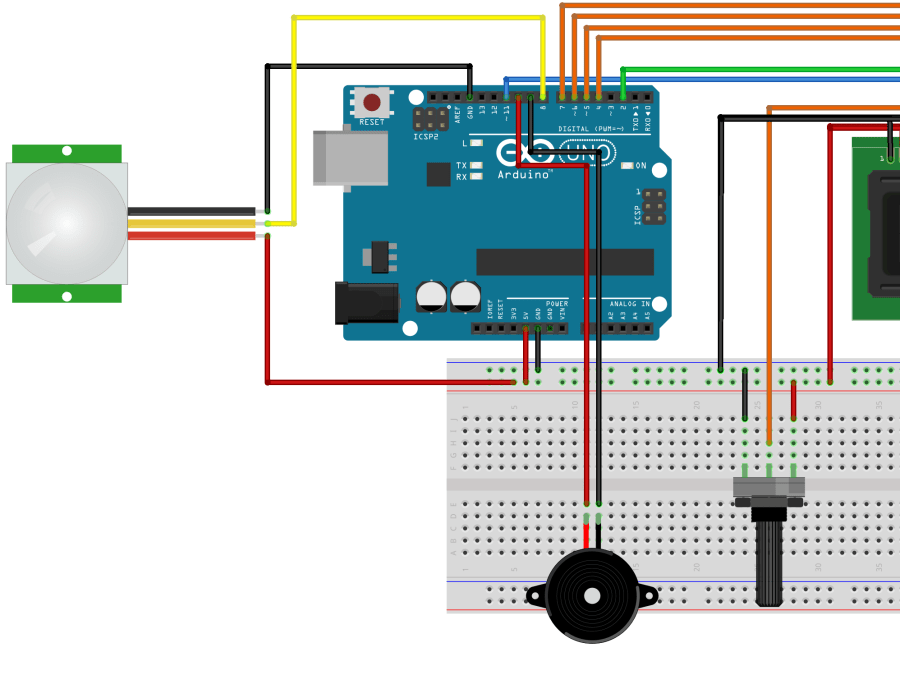 Burglar Alarm with Arduino Hackster.io