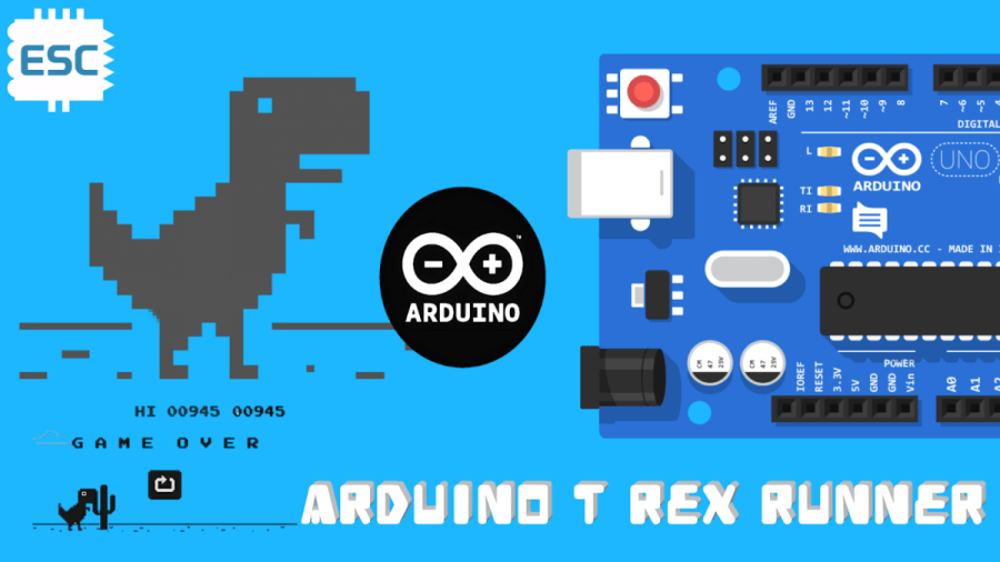 Automatic Google T Rex Game Controller Using Arduino Arduino Project Hub