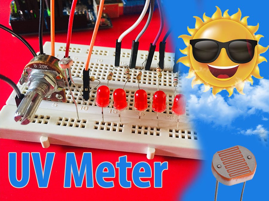Arduino UV Meter with 1530 Levels Arduino Project Hub