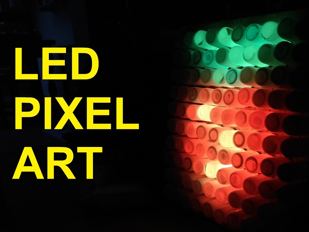 LED Pixel Art Hackster.io