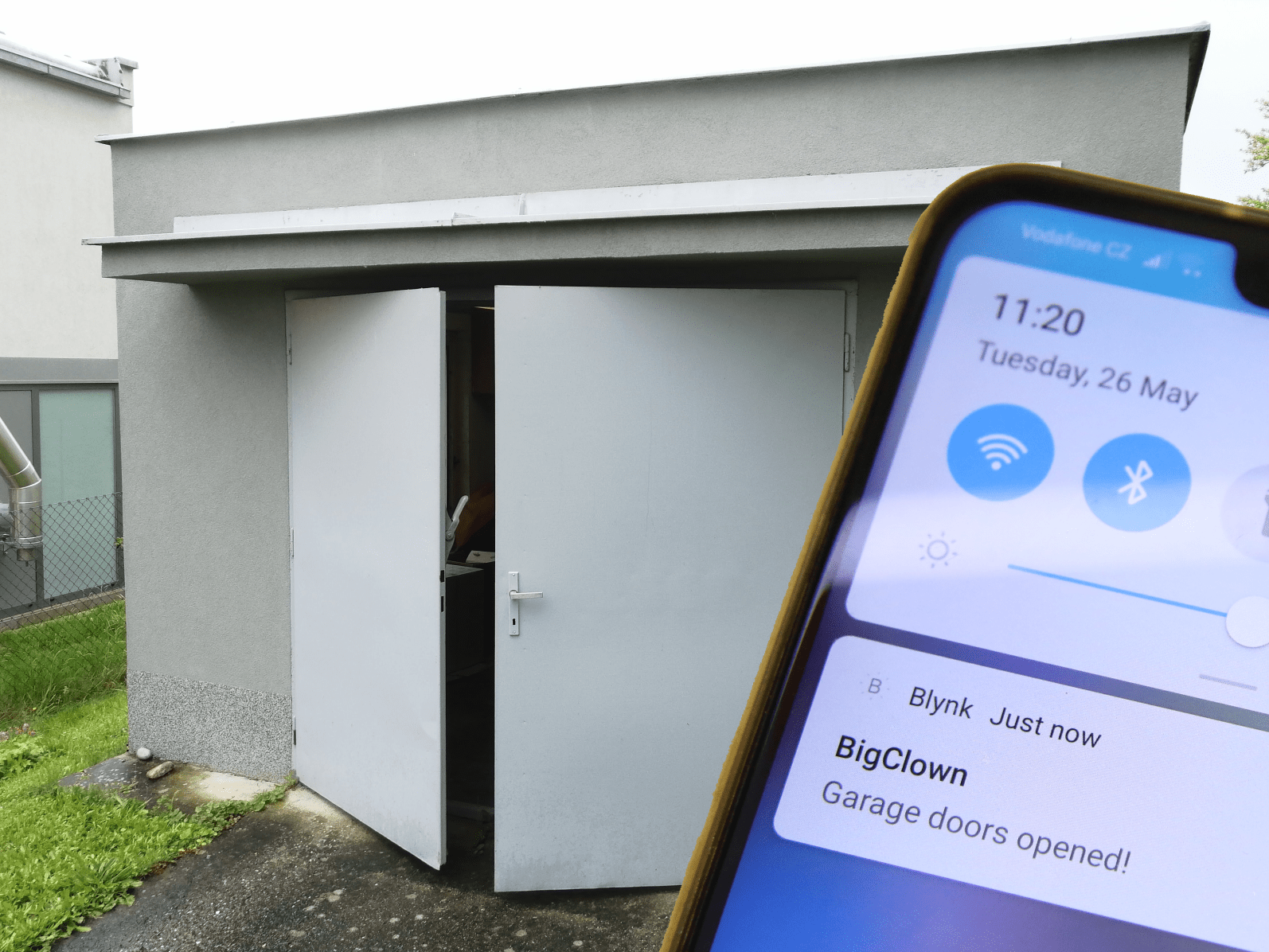 Open Garage Door Notifier Hackster.io