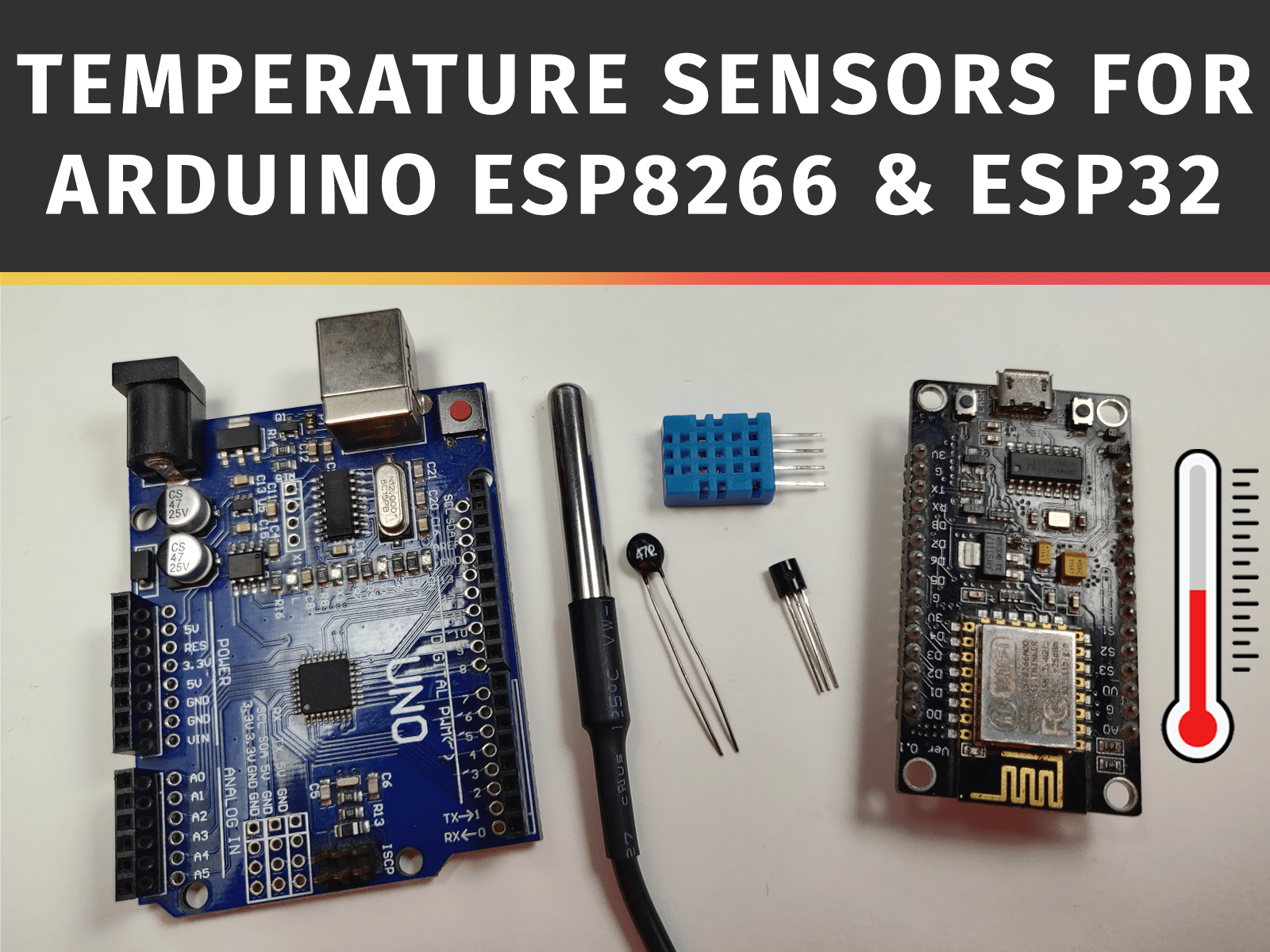 DS18B20 Temperature Sensor Tutorial with Arduino and ESP8266 Hackster.io