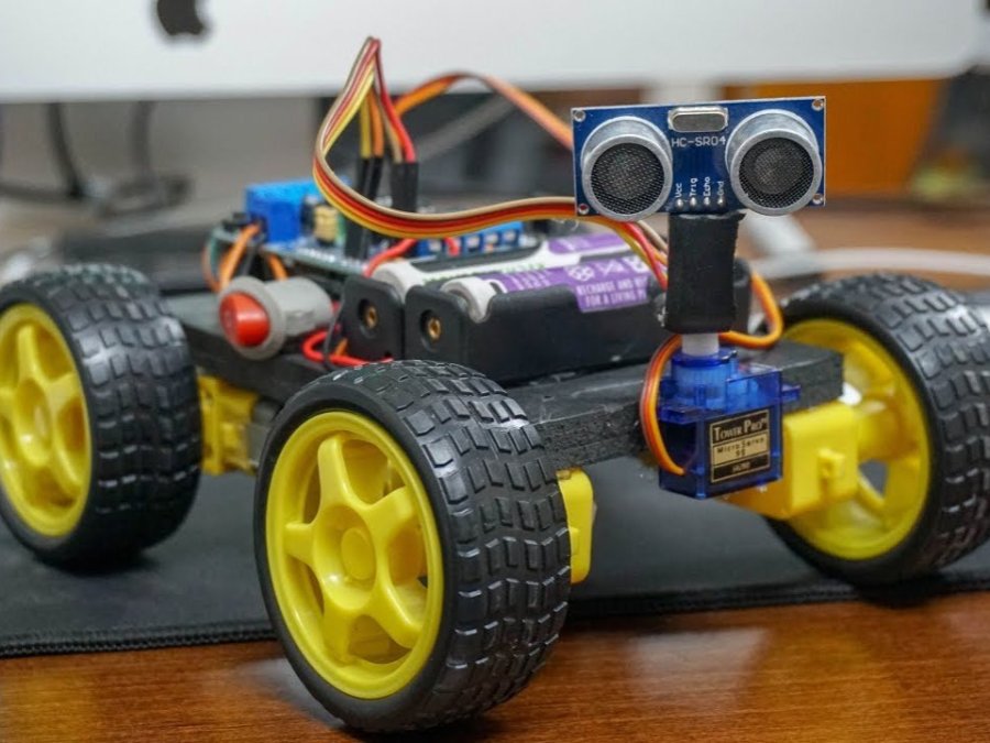 Arduino Obstacle Avoiding Car using Servo and L298N Driver Hackster.io