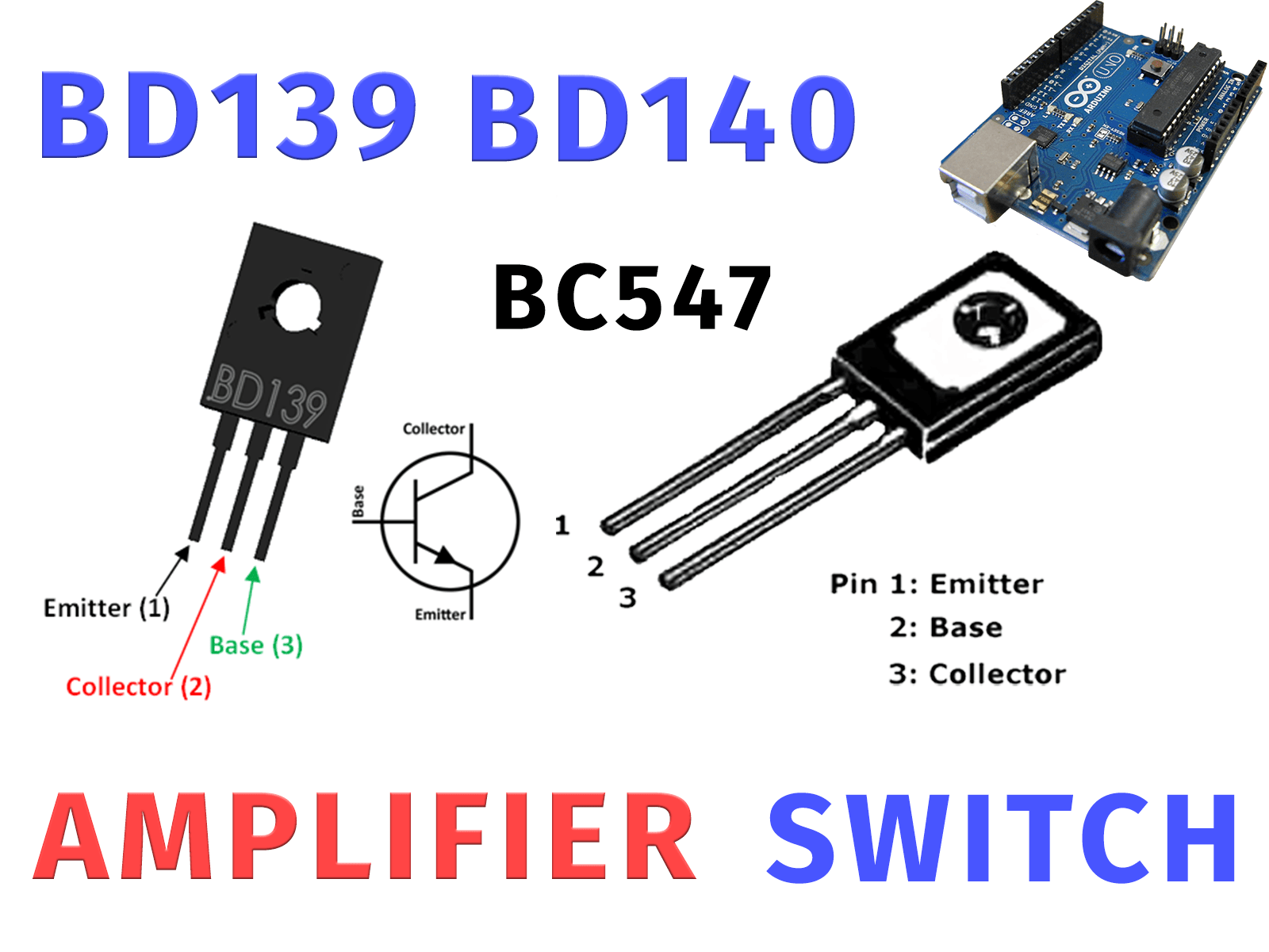 Transistor Basics BD139 & BD140 Power Transistor Tutorial Hackster.io