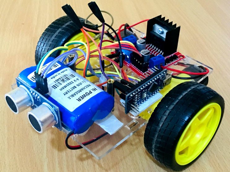 Obstacle Avoiding Robot using Arduino and Ultrasonic Sensor Arduino