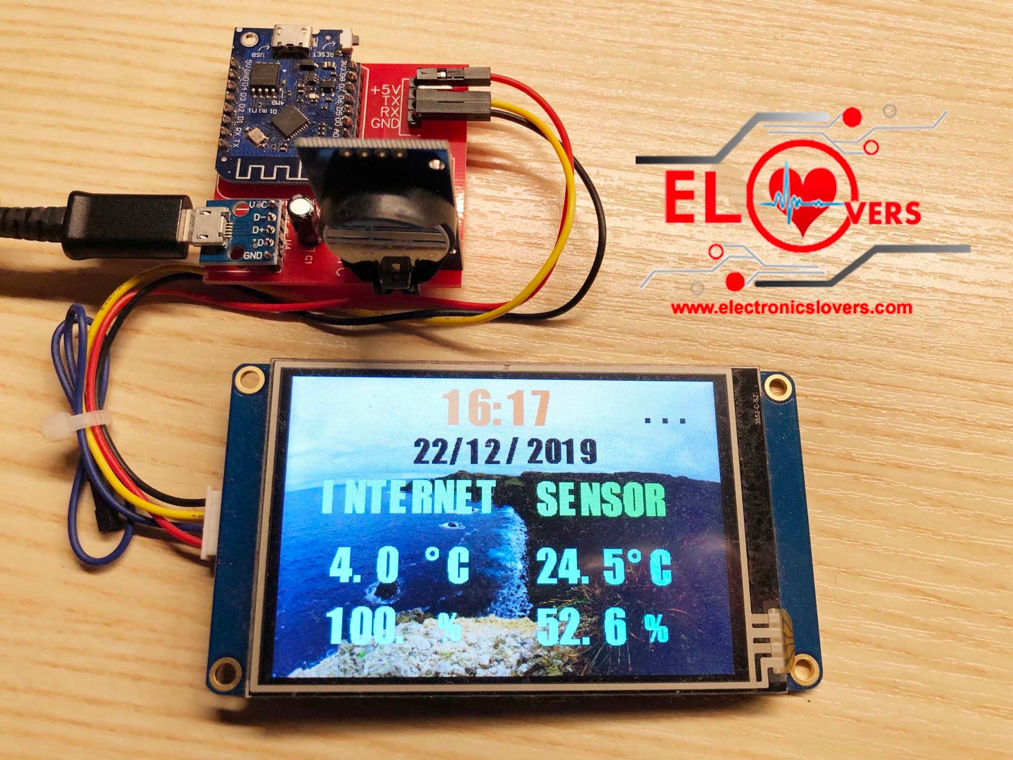 DIY Wireless based Weather Station Project by using Nextion Hackster.io