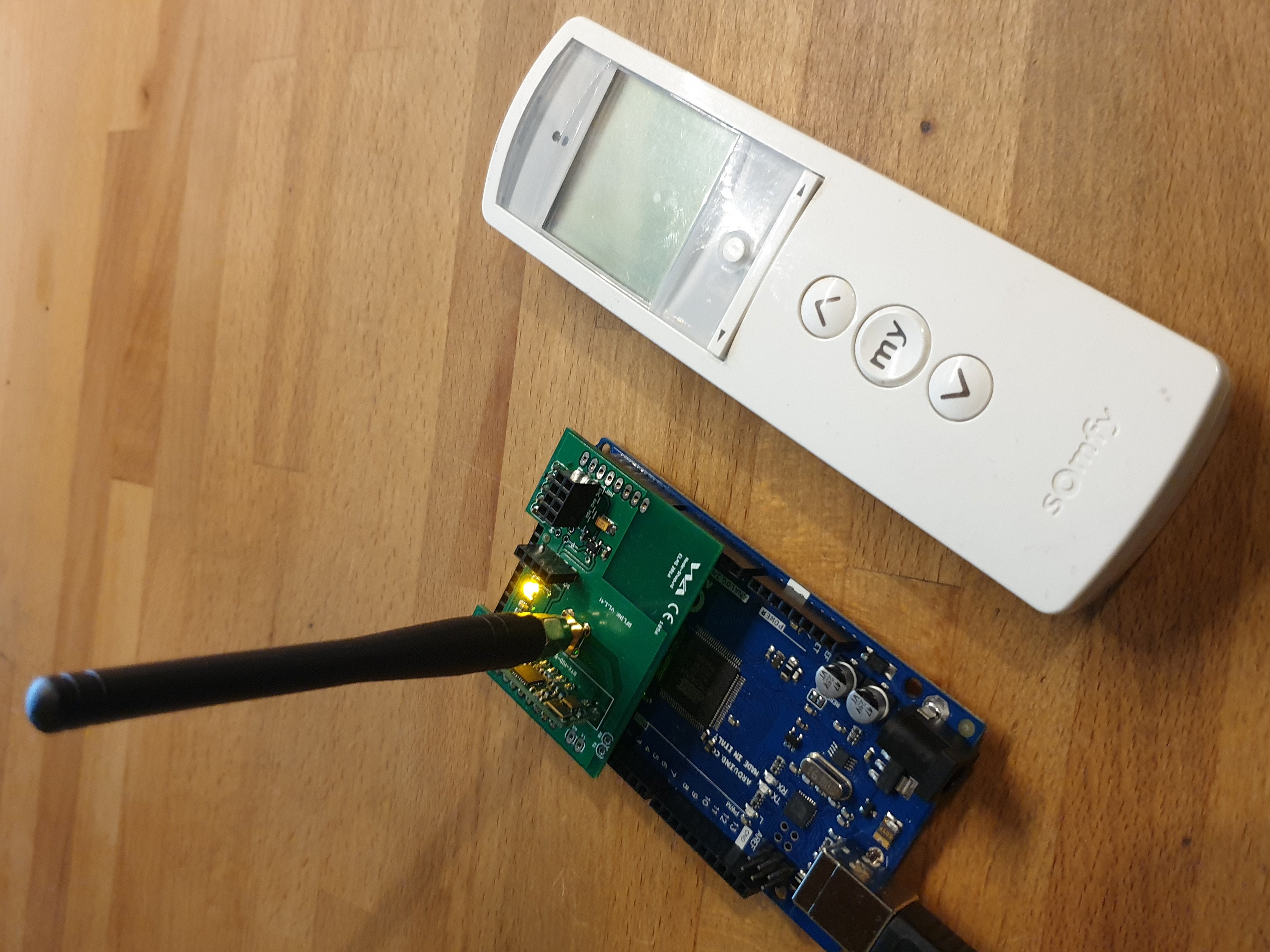 Somfy RTS receiver Hackster.io