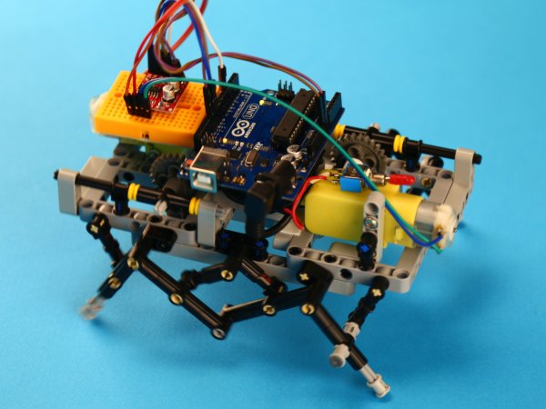 A DIY Hexapod Robot with Arduino, Lego, and 3D Printed Parts Arduino