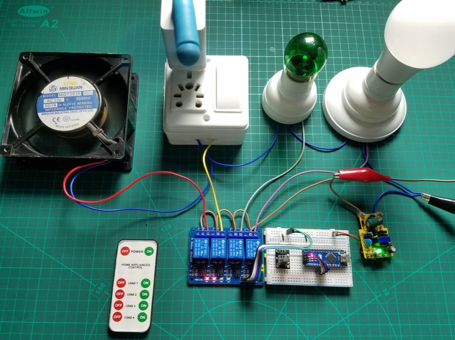 IR Remote Controlled Home Appliances using Arduino Arduino Project Hub