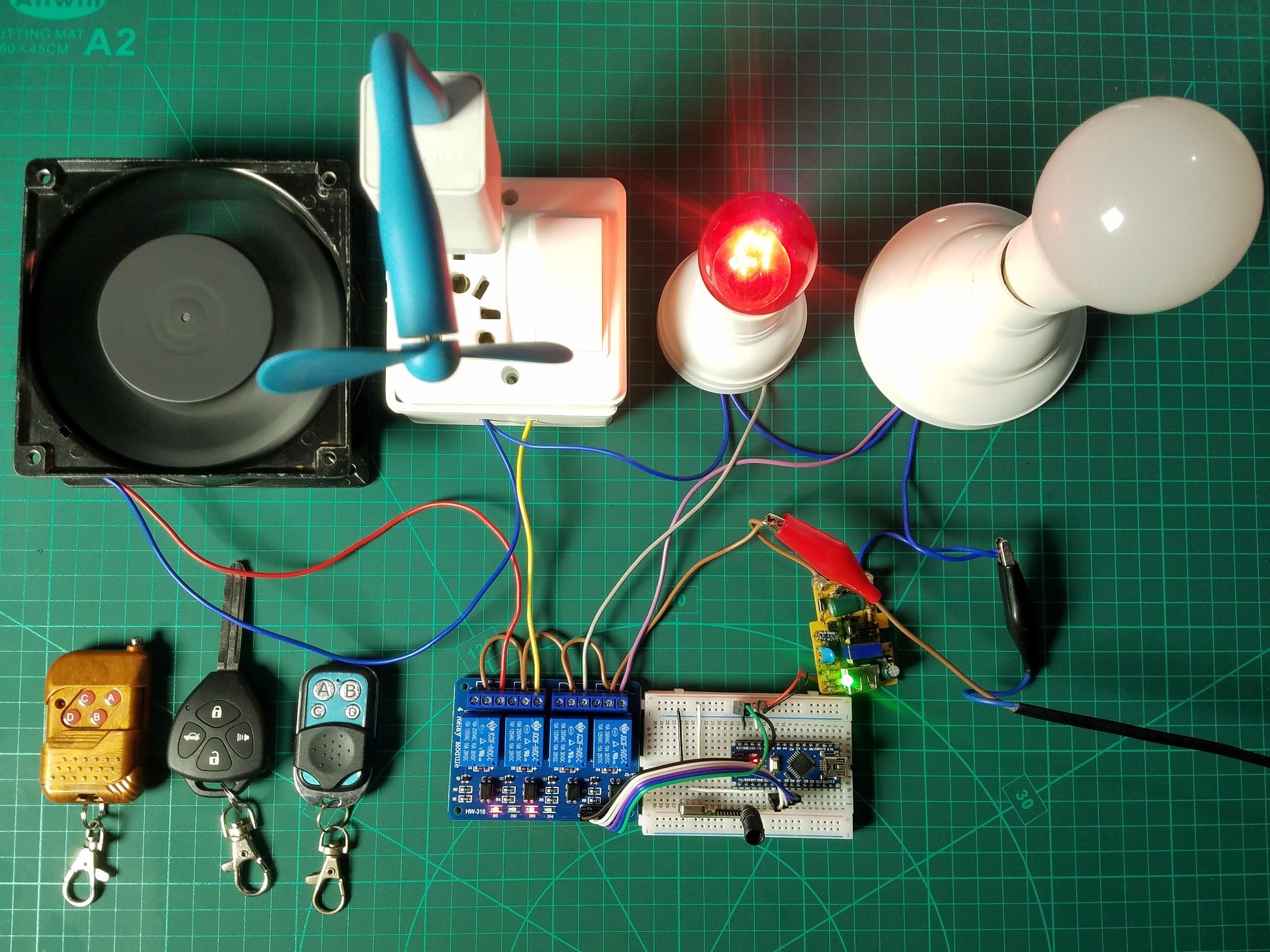 RF Remote Control For Home Appliances Hackster.io
