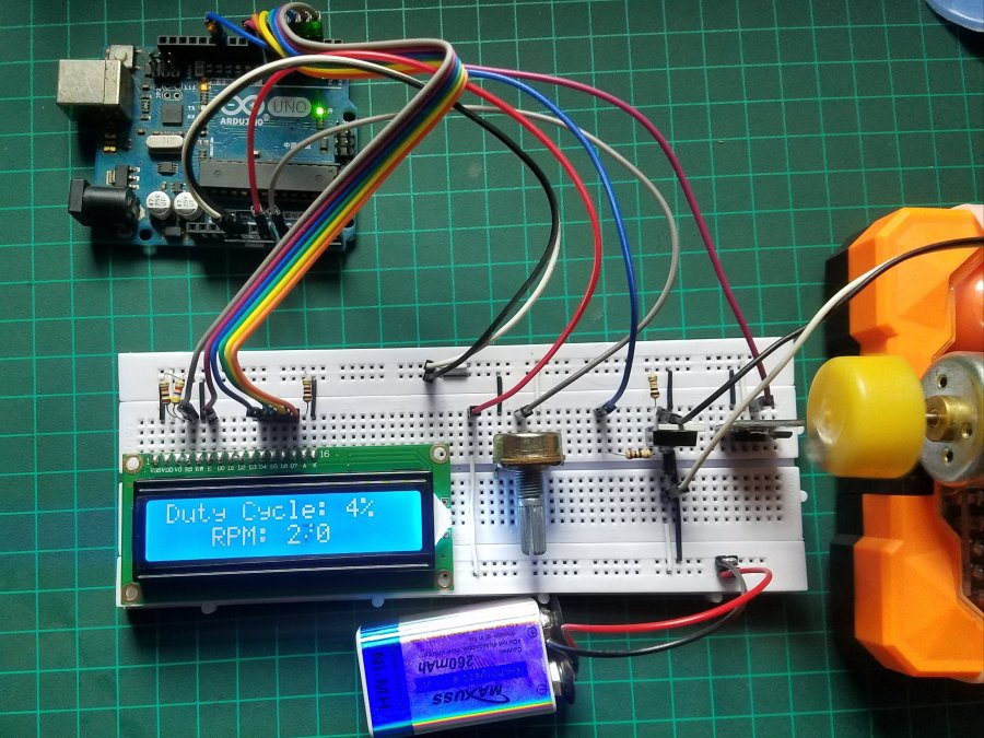 PWM DC Motor Speed Controller Arduino Project Hub