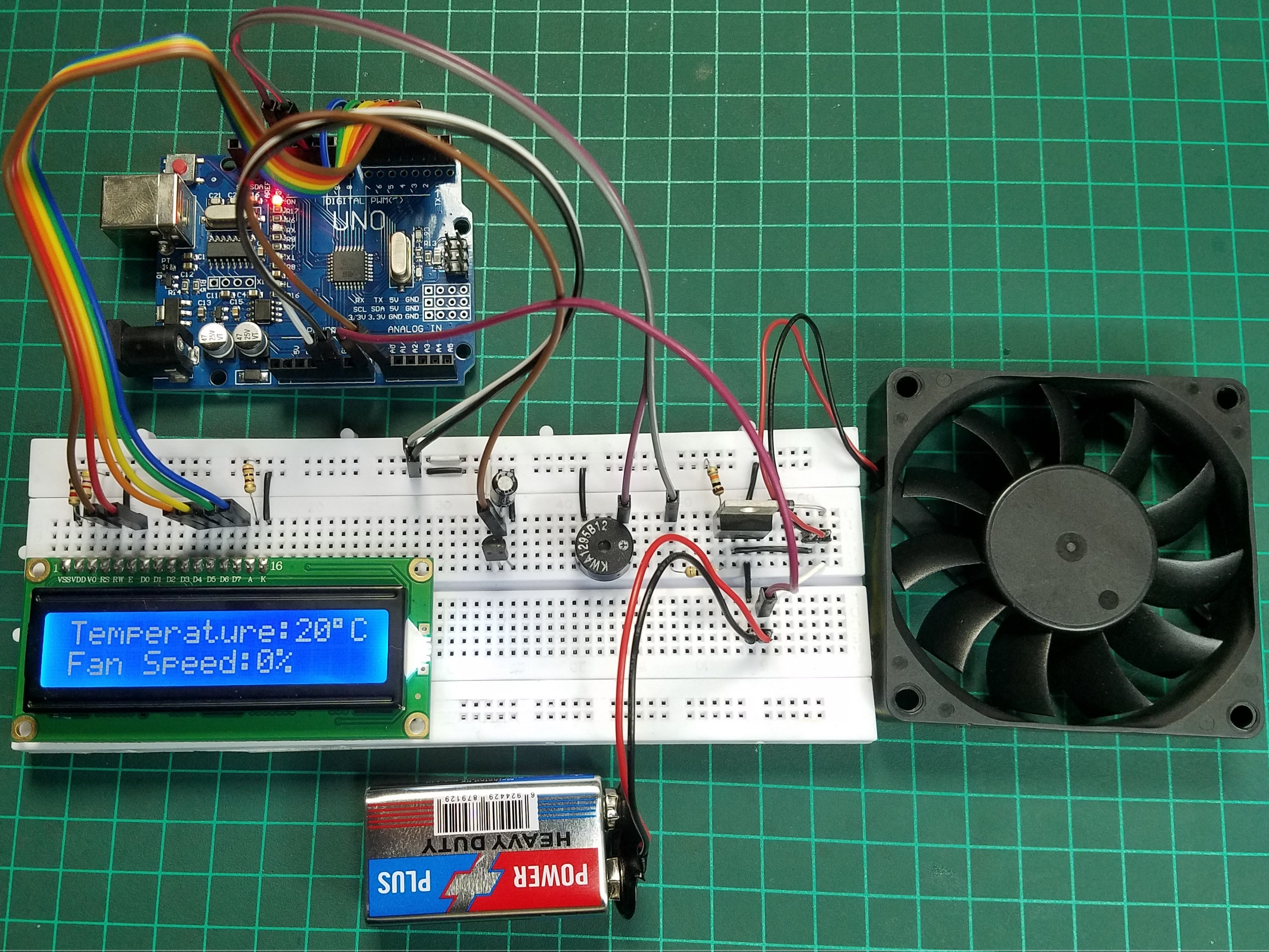 Temperature based Fan Speed Control Hackster.io
