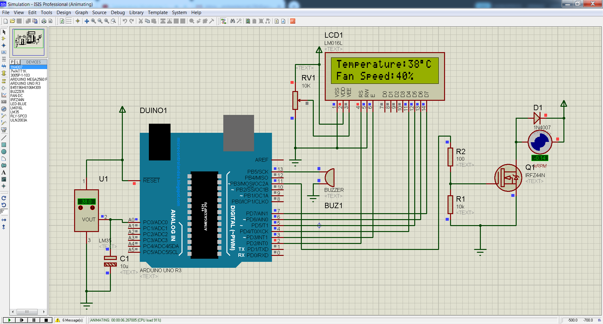 Temperature based Fan Speed Control Hackster.io