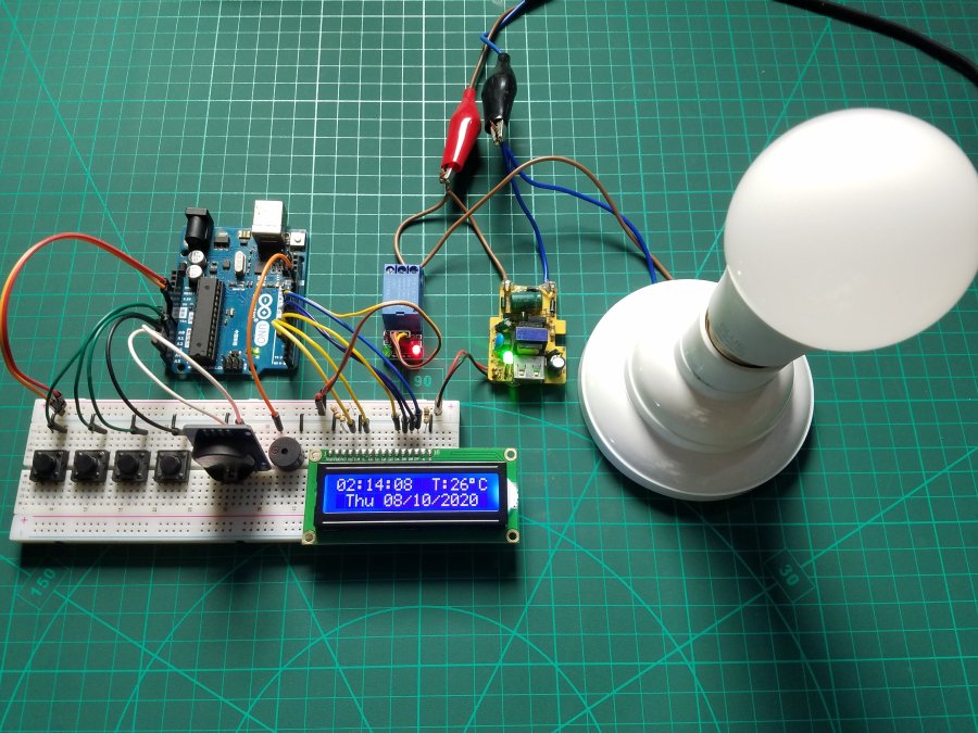 Real Time Clock With Timer Arduino Project Hub